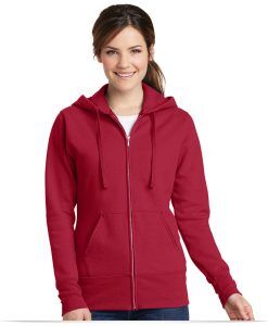 Raglan Colorblock Full-Zip Hoodie With Custom Embroidered Logo