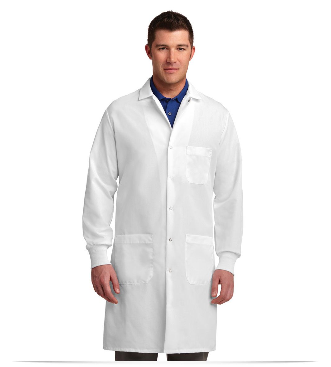 Embroidered Red Kap Specialized Cuffed Lab Coat Embroidered Red Kap Specialized Cuffed Lab Coat