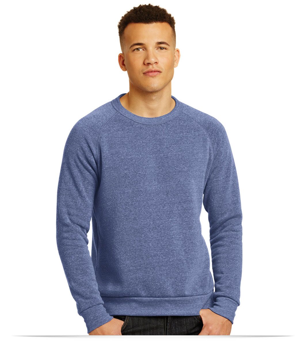 Custom Logo on Alternative Champ Eco-Fleece Sweatshirt Custom Logo on Alternative Champ Eco-Fleece Sweatshirt