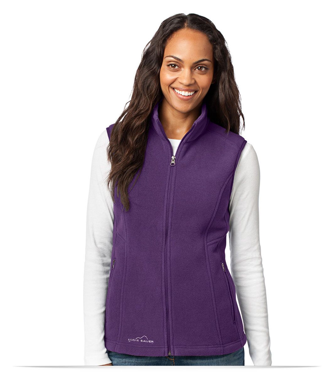 Personalized Eddie Bauer Ladies Fleece Vest