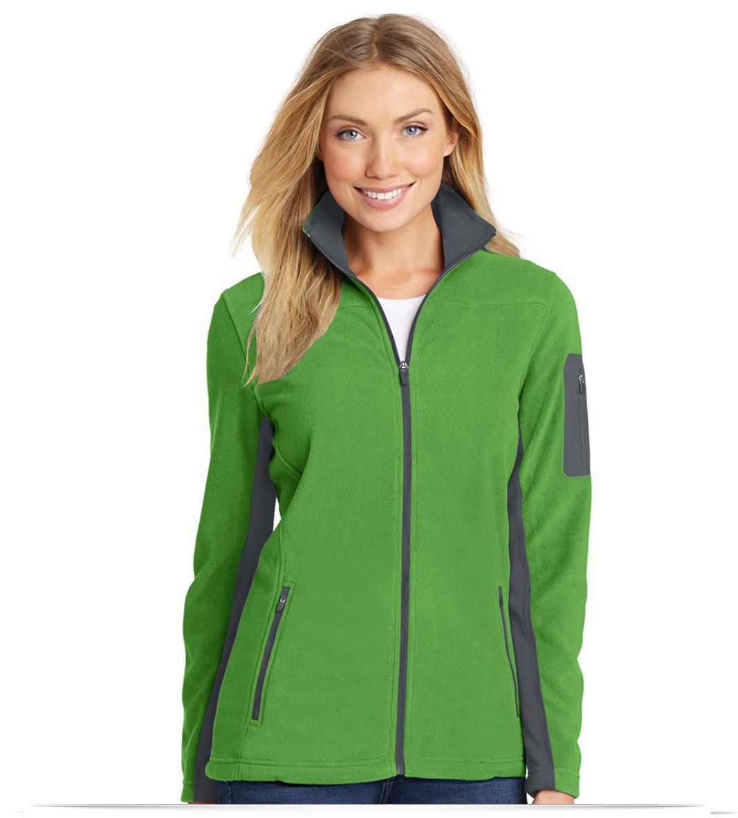 Embroidered Port Authority Ladies Summit Fleece Full-Zip Jacket Embroidered Port Authority Ladies Summit Fleece Full-Zip Jacket