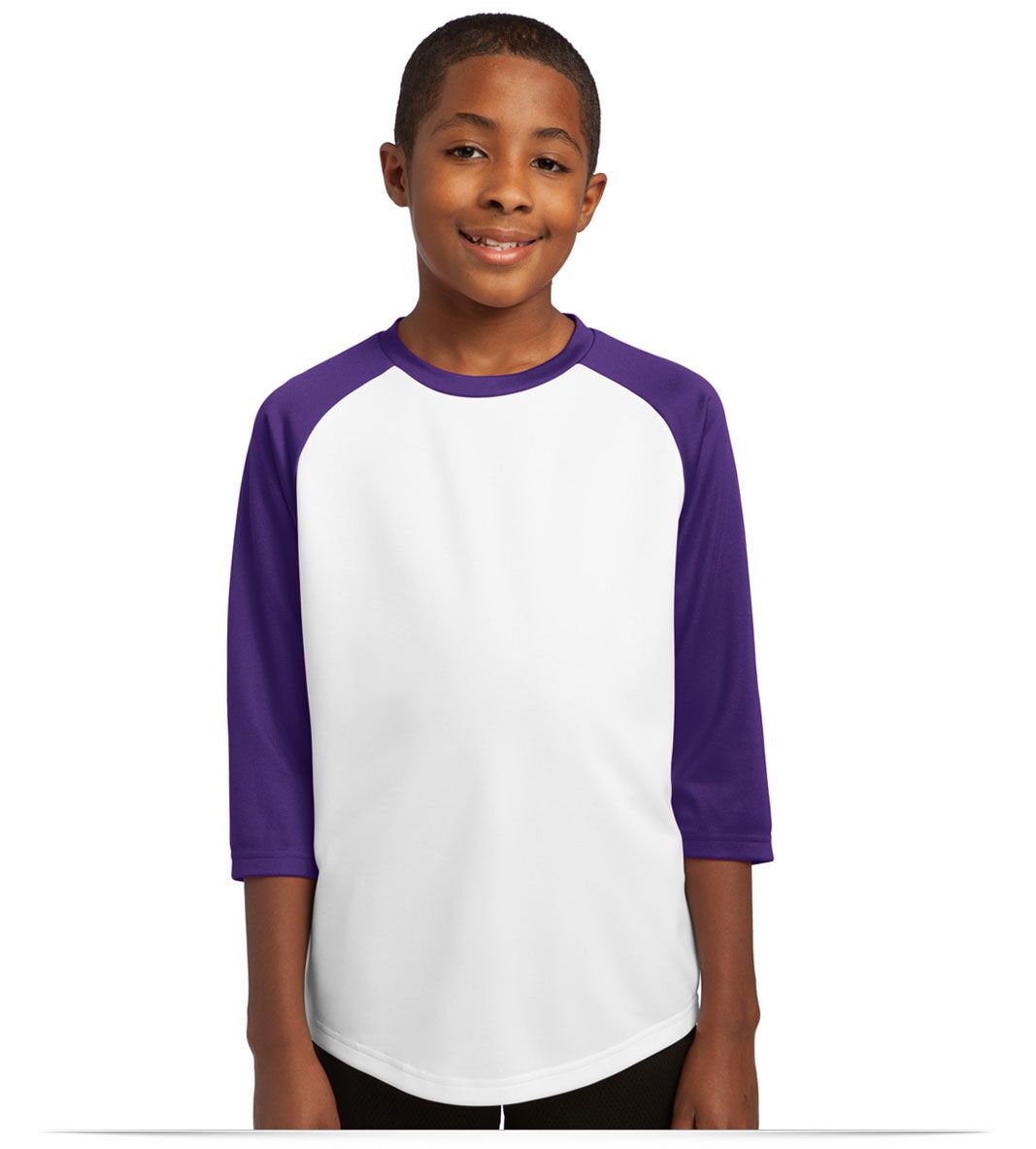 whitepurple Youth PosiCharge Baseball Jersey