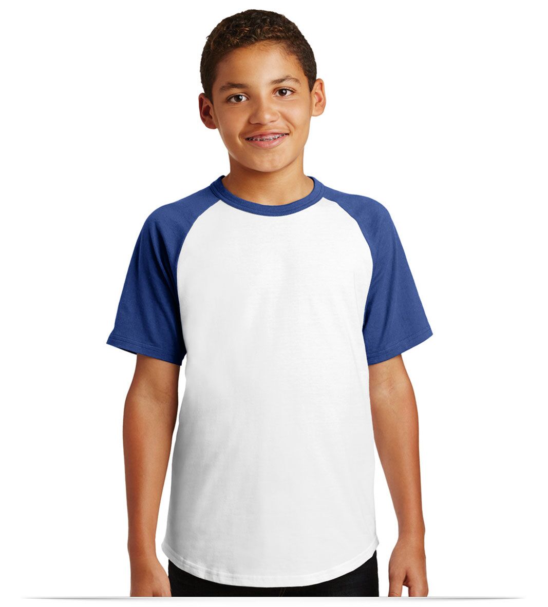 whiteroyal Youth S/S Colorblock Raglan Jersey