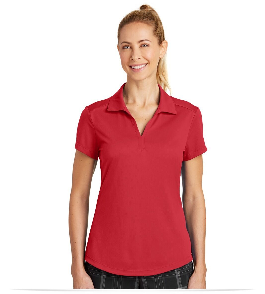838957_gymred_front Nike Ladies Dri-FIT Legacy Polo