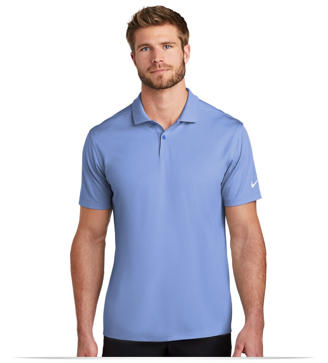 NKBV6041_gameroyalheather_front Nike Dry Victory Textured Polo