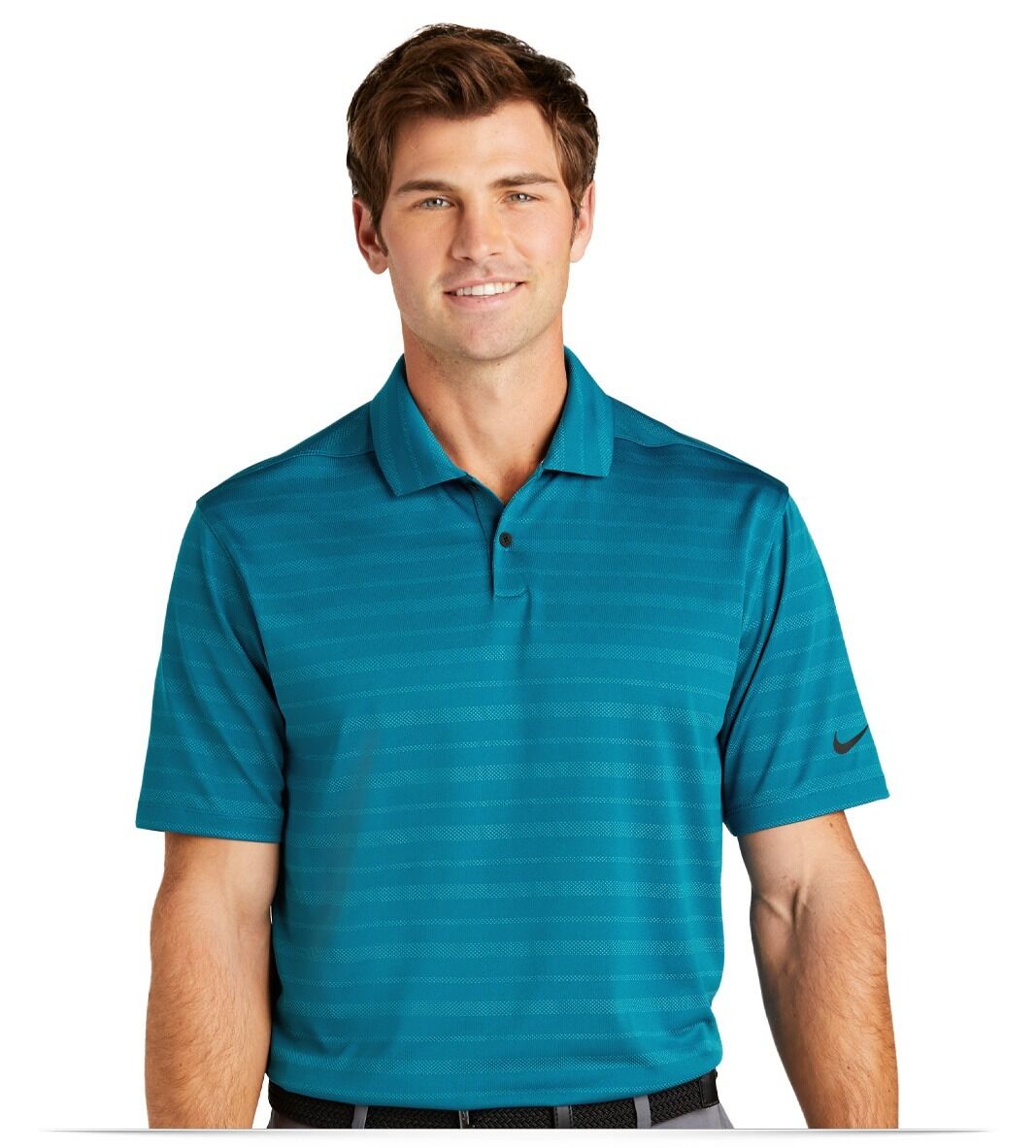 NKDC2115-marina-front Nike Dri-FIT Vapor Jacquard Polo