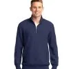 Custom Logo on Sport-Tek Heavyweight 1/4-Zip Pullover Sweatshirt
