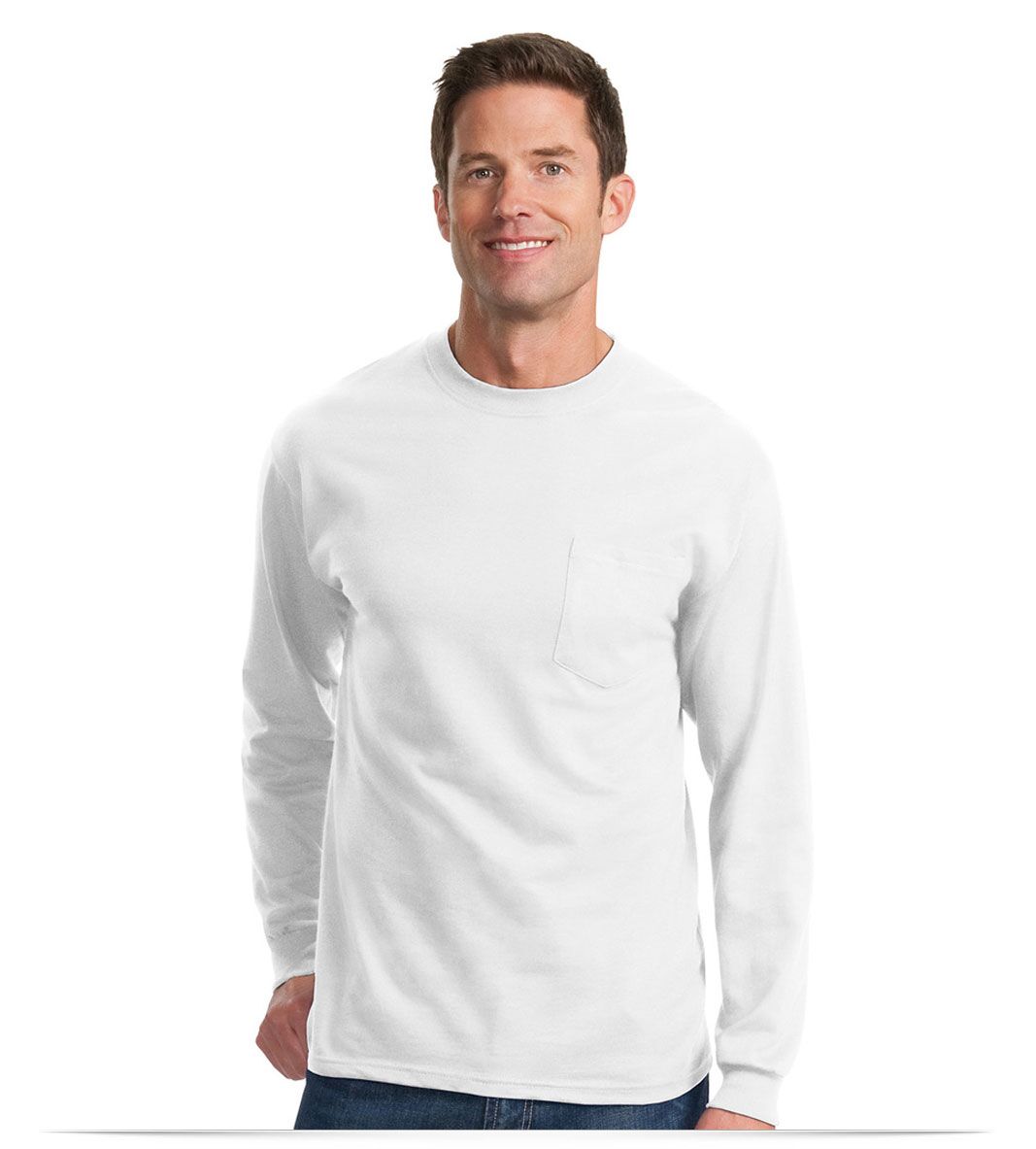 Custom Logo 100% Cotton Sleeve T-Shirt with Pocket Custom Logo 100% Cotton Sleeve T-Shirt with Pocket
