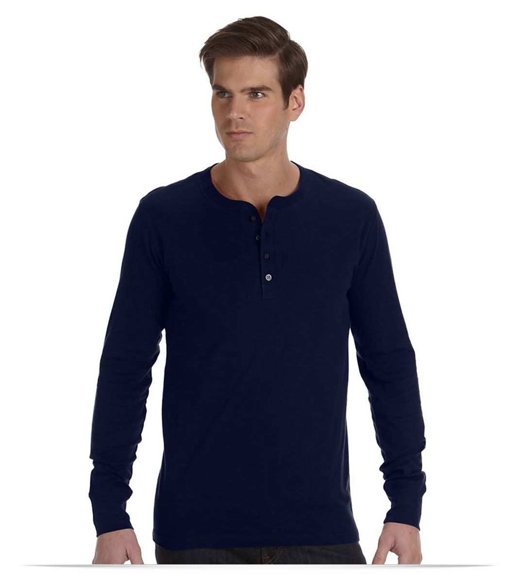 Customize Henley Long Sleeve Customize Henley Long Sleeve