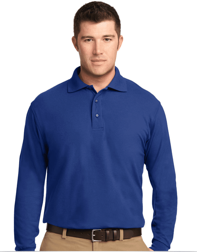 Custom Logo Long Sleeve Polo Shirt Custom Logo Long Sleeve Polo Shirt