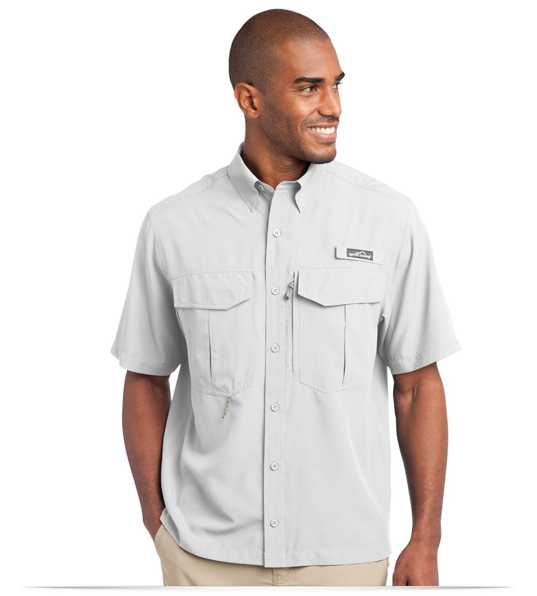 Customize Logo Eddie Bauer Short Sleeve Performance Fishing Shirt Customize Logo Eddie Bauer Short Sleeve Performance Fishing Shirt