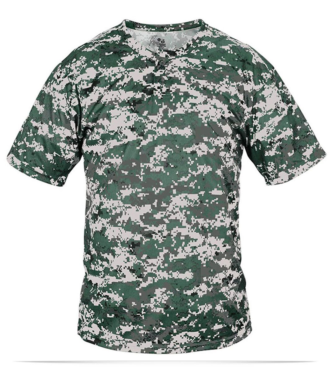 Forest Custom Badger Sport Two-Button Camo Jersey