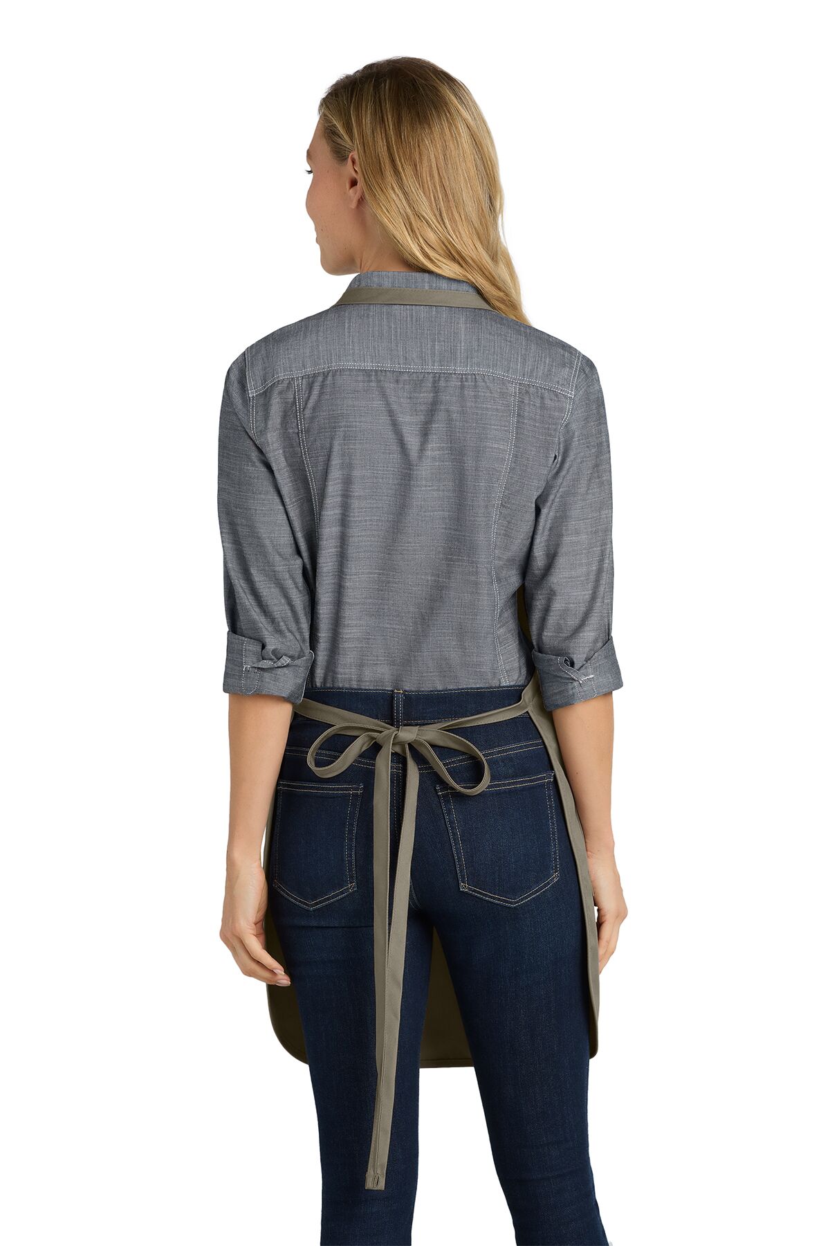 Easy Care Full-Length Apron with Stain Release - Image 4