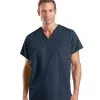 Embroidered Reversible V-Neck Scrub Top