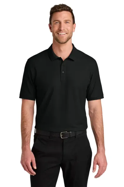 Men's Dri-Fast Solid Mesh Polo - Image 5